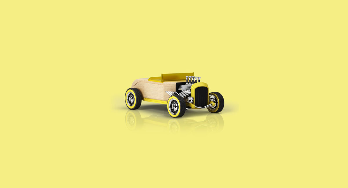 voiture jaune